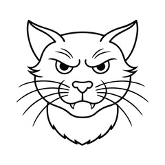 vector illustration of a cat