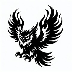 Fototapeta premium Majestic Owl&nbsp; Silhouette