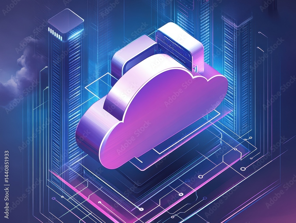 Poster Cloud Storage Solutions for Data Security and Scalability