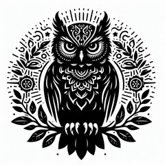 Majestic Owl  Silhouette