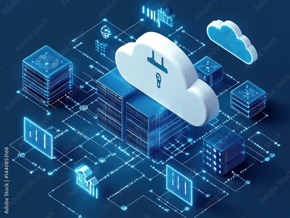 Leinwandbilder data security and management in cloud computing