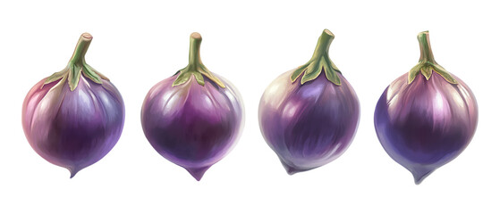 Pack of Fig Against Transparent Background for Food Illustrations, Recipe Projects, or Culinary Designs