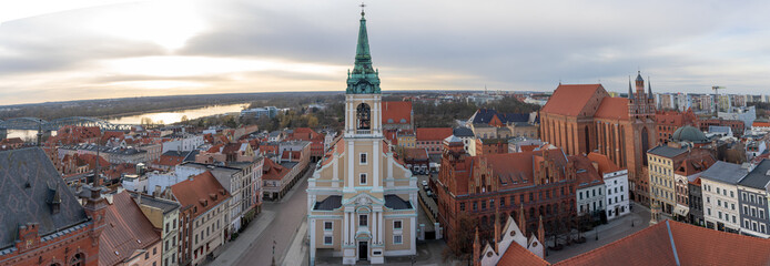 Panoramic Aerial View Toru Old