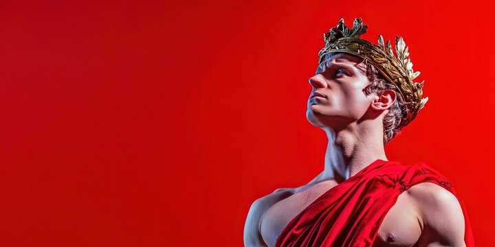  man dressed as caligula 