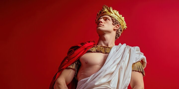  man dressed as caligula 