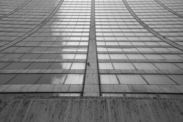 Scenes from New York City, Black and White photo of Iconic Building in New York City, Manhattan