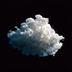 Fluffy cumulus cloud formation