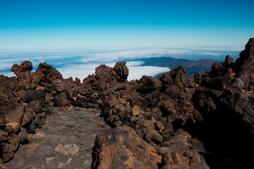 Lavasteine bei Pico del Teide