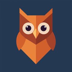  cute cartoon owl t shirt flat simple vector