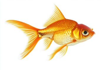 Fototapeta premium Elegant Golden Fantail Goldfish