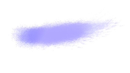 Soft blue brush on transparent