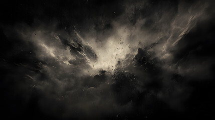 Fototapeta premium A frantic explosion of jagged textures and raw, unfiltered emotion.