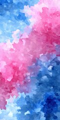 Fototapeta premium Colorful abstract texture with pink and blue brushstrokes