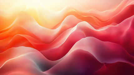 Obraz premium A vibrant gradient background flowing from rich red to soft peach, perfect for modern design and creative projects
