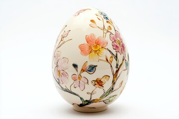 Oval best mom sign with floral accents isolated on white background