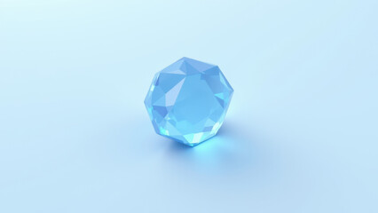 Atomic model illustration with a blue glowing sphere representing an electron cloud above the nucleus.