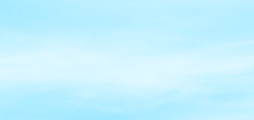 Blue pastel sky with white fluffy cloud. Cumulus clouds background. Cloudscape morning sky. The concepts of freedom of life, never give up and positive though energy.