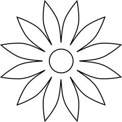 abstract flower vector