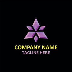 diamond jewelry logo design vector