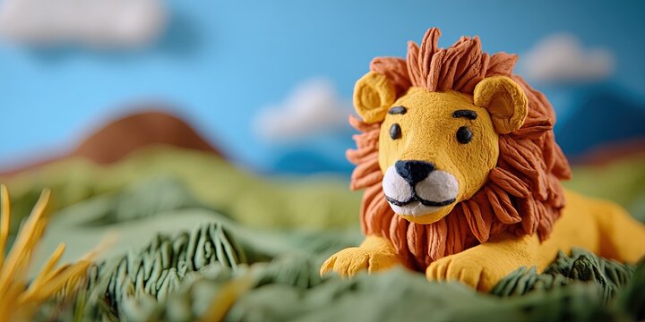 claymation lion 
