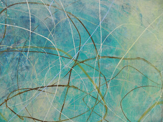 turquoise abstract lines background