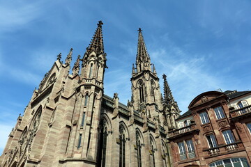 Fototapeta premium Protestantische Stephanskirche in Mulhouse