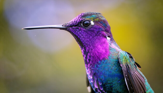 violet sabrewing hummingbird