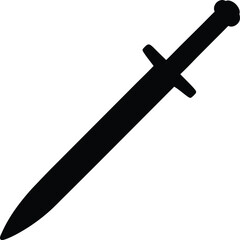 sword isolated on white