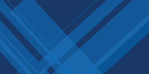 Latar belakang biru dengan kotak abstrak persegi panjang bentuk geometris elemen modern untuk banner, desain presentasi dan flyer