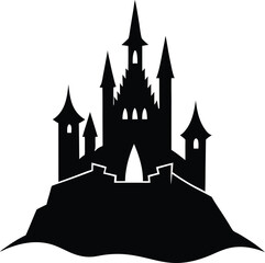 Obraz premium castle vector illustration