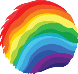 Vibrant Multicolored Spiral Design Representing Energy and Creativity

