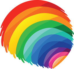 Vibrant Multicolored Spiral Design Representing Energy and Creativity

