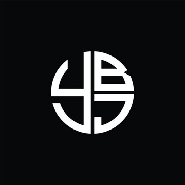 YBJ logo YBJ icon YBJ vector YBJ monogram YBJ letter YBJ minimalist YBJ triangle YBJ flat Unique modern flat abstract logo design.