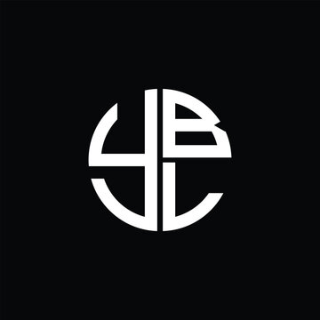 YBL logo YBL icon YBL vector YBL monogram YBL letter YBL minimalist YBL triangle YBL flat Unique modern flat abstract logo design.