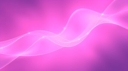 Abstract background of pink neon lines. Generative AI