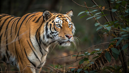tiger in the jungle