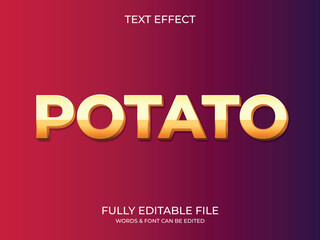 Text effect 3d style