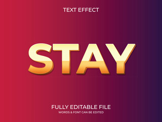 Text effect 3d style