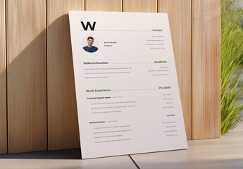 Two Column Resume Template