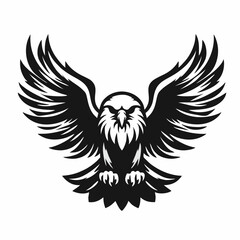 Obraz premium A vector eagle.