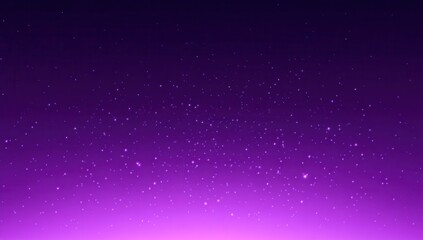 Obraz premium Purple starry night sky