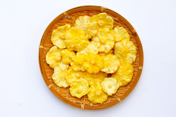 Sweet pineapple snack, Dried pineapples slices