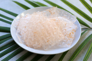 Banh Trang, Vietnamese street food traditonal, Spicy rice paper snack