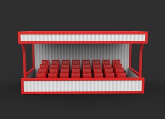 Mobile Tribune Container