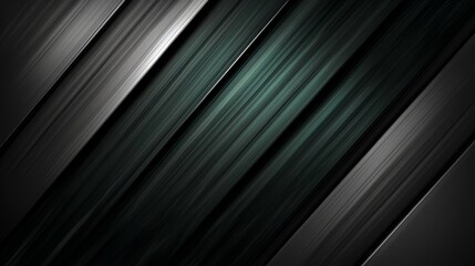 Obraz premium Black and white image of a metal strip with a silver stripe. The image has a modern and industrial feel to it