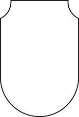 Basic shield design with an armory-style structure and strong outline details.