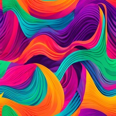 Seamless abstract wavy background