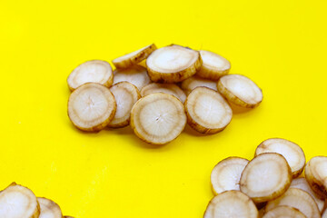 Fresh burdock roots or gobo roots