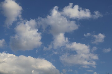 blue sky with clouds