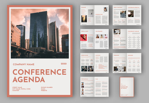Conference Agenda Layout